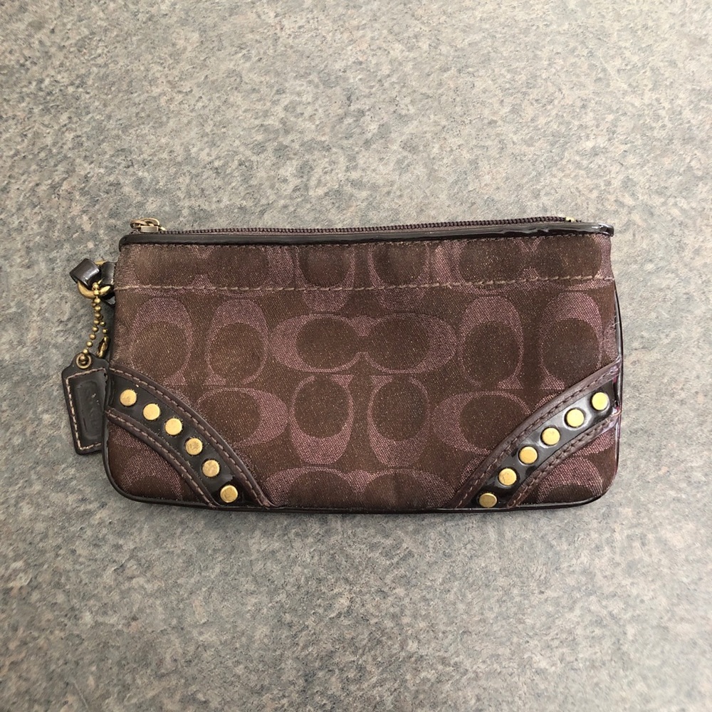 Brown Coach Wristlet- SOLD